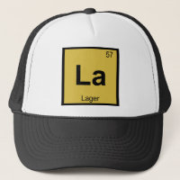 La - Lager Beer Chemistry Periodic Table Symbol