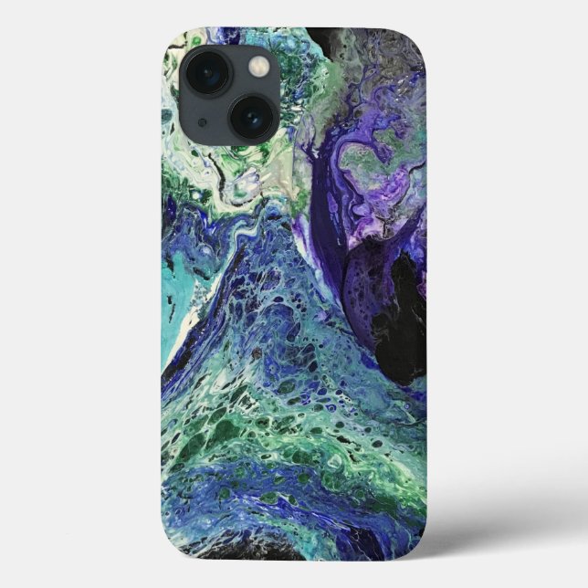 La Laguna with green and dark entwined Case-Mate iPhone Case (Back)