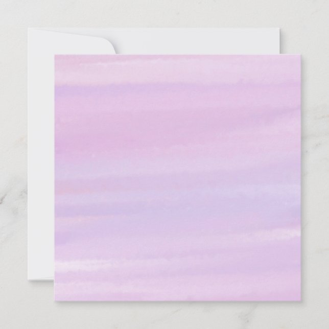 La lavande rose est ma couleur préférée Carte de v (Devant)