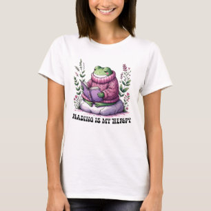 La lecture est mon T-shirt thérapeutique