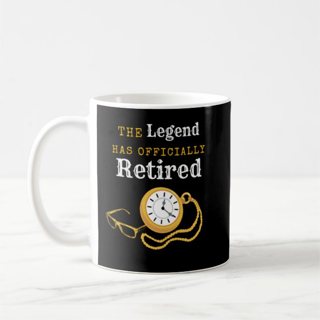 La Légende A Officiellement Retiré La Mug (Gauche)