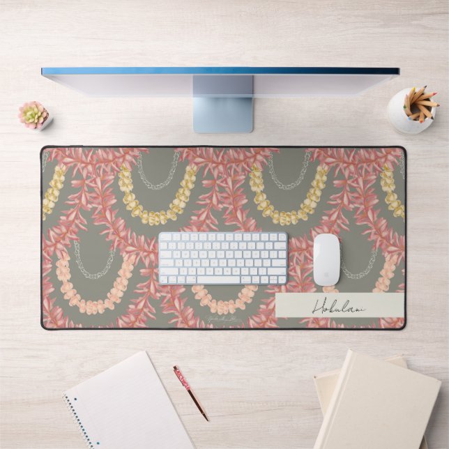 Lā Lei Mat de bureau personnalisé (Bureau 1)