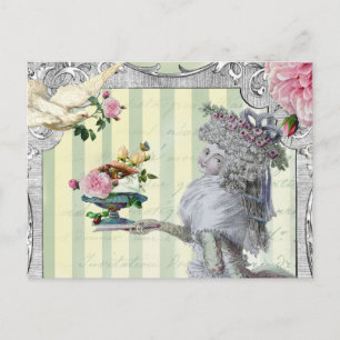 La Lettre D’amour Detail Postcard
