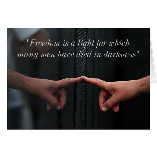 La liberté est une lumière...... (Devant Horizontal)