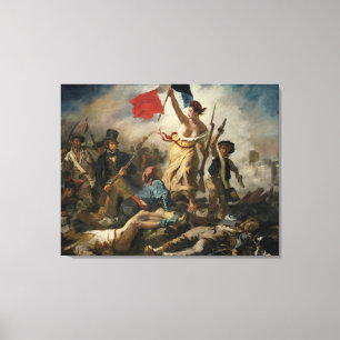 La Liberté guidant le peuple - Eugène Delacroix Canvas Print