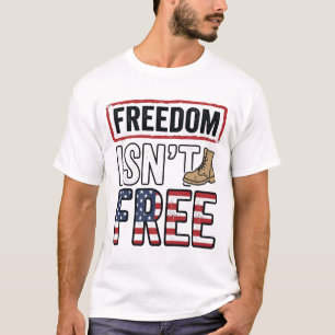 La liberté n'est pas gratuite modèle de t-shirt pa