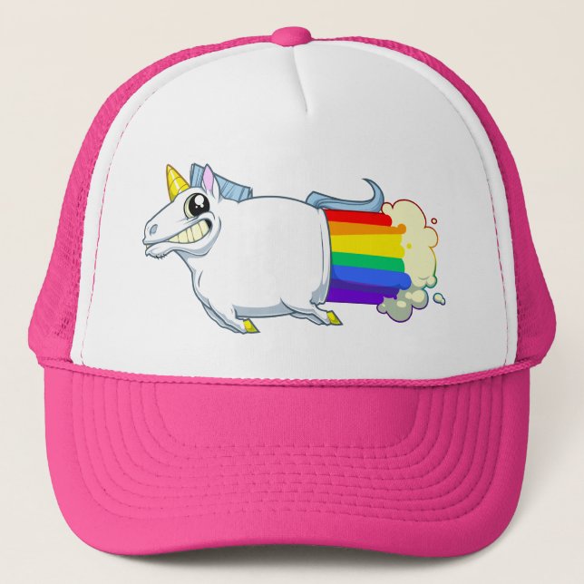 La licorne pète casquette de camionneur (Devant)