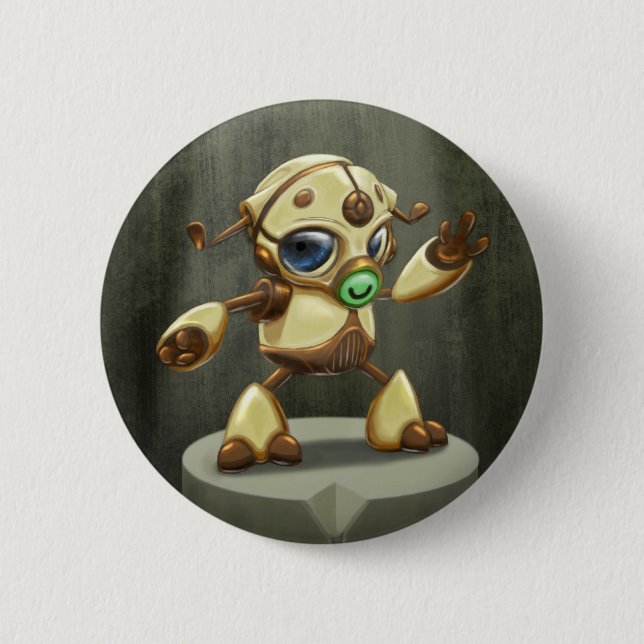 La lignée des dragons : M12 2 Inch Round Button (Front)