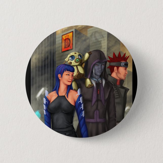 La lignée des dragons : M16 2 Inch Round Button (Front)