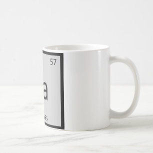 La - Llamas Chemistry Periodic Table Element Coffee Mug