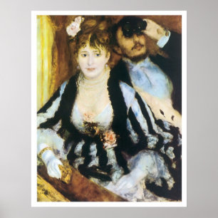 La Loge, 1874 Pierre-Auguste Renoir Poster