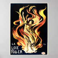 LA LOIE FULLER American Actress Dancer Old Theatre