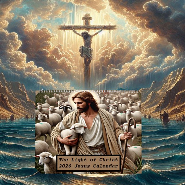 La Lumière du Christ : Calendrier Jésus 2026 (Créateur téléchargé)