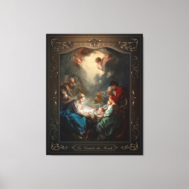 La Lumière du Monde by François Boucher Canvas Print (Front)