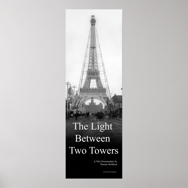 La lumière entre deux tours Poster (Devant)
