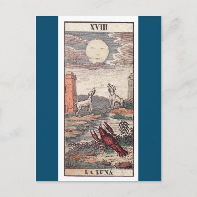 La luna tarot card (Front)