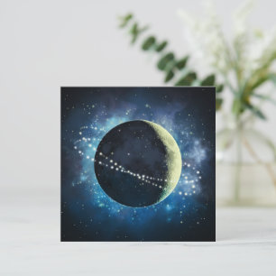 La Lune - Carte de voeux