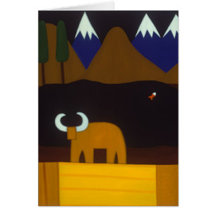 La lune et le Taureau dans les montagnes