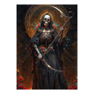 La Luz en la Oscuridad Santa Muerte Photo Print