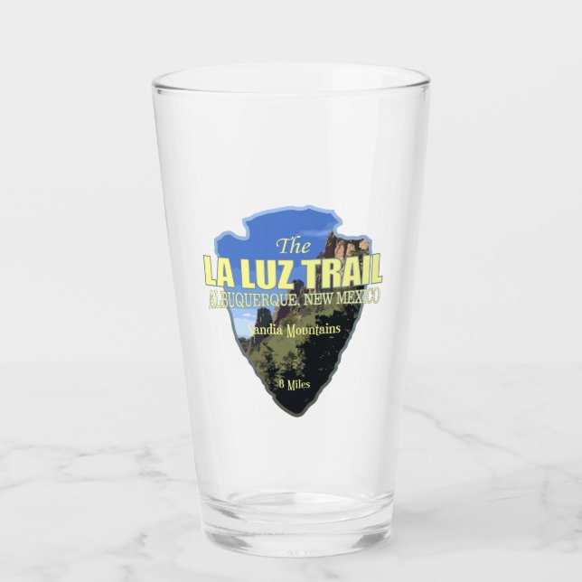 La Luz Trail (arrowhead) Glass (Front)
