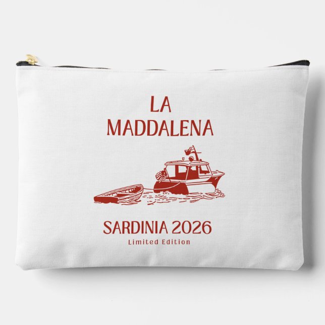 La Maddalena Sardinia 2026 Luxury Pouch (Front)