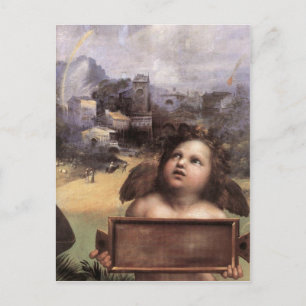 La Madone de Foligno en détail carte postale