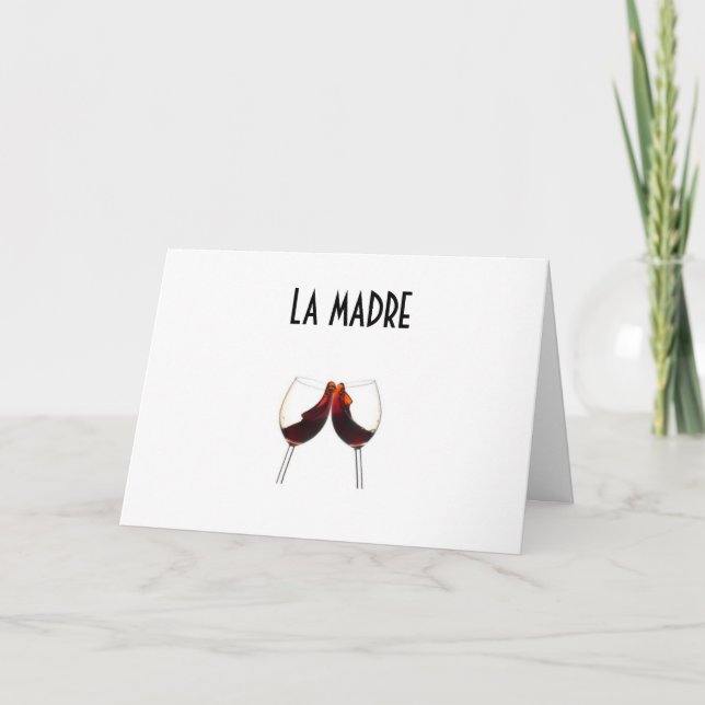 LA MADRE (MOTHER) HAPPY BIRTHDAY CARD (Front)