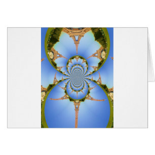 La magie de Paris : Design de tour Eiffel géométri