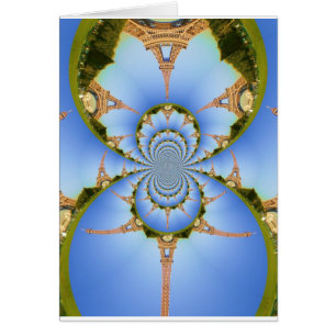 La magie de Paris : Design de tour Eiffel géométri