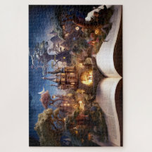 La magie des livres de contes Puzzle