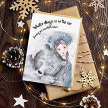 La magie d'hiver est dans l'air | Carte reine des
