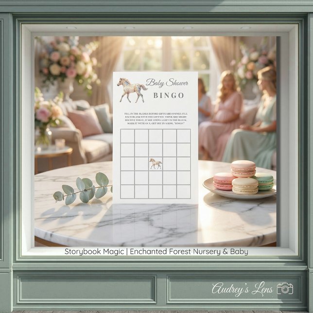 La Magie du Livre de Contes | Carte BINGO Forêt En (The Storybook Magic | Enchanted Forest BINGO Card)