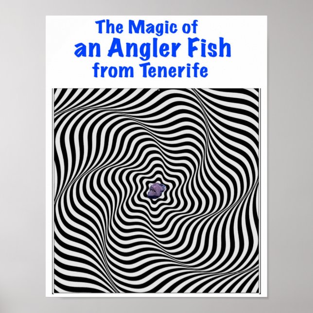 La magie du poisson pêcheur de Tenerife, Poster (Devant)