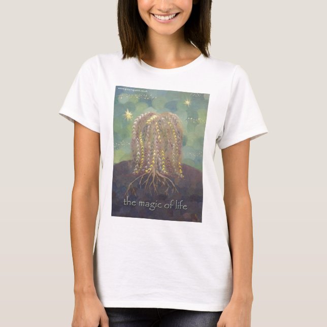 "la magie T-shirt d'art d'esprit de vie" (Devant)