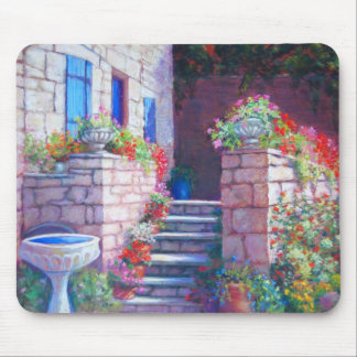 La maison bleue en Dordogne Mouse Pad