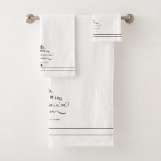 La Maison de Luxe Bathroom Towel Set