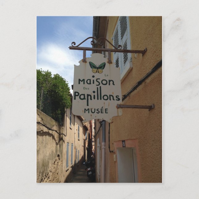 La Maison Des Papillons Musee carte postale (Devant)
