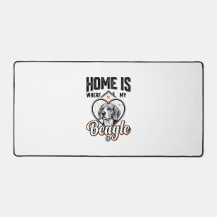 La maison est là où est mon Beagle Design de chien