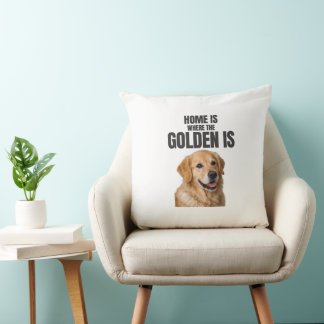 La maison est là où se trouve l'or Coussin jetable