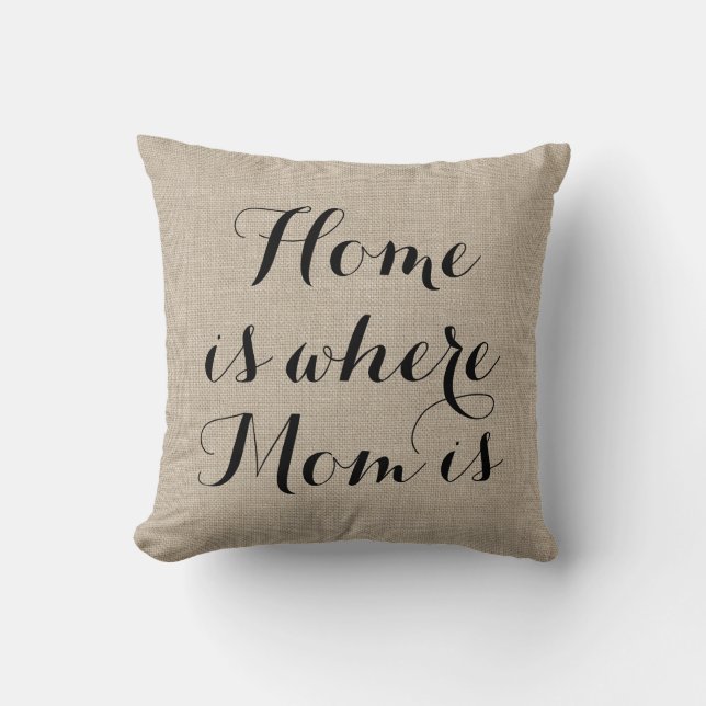 La maison est où la maman est coussin (Recto)