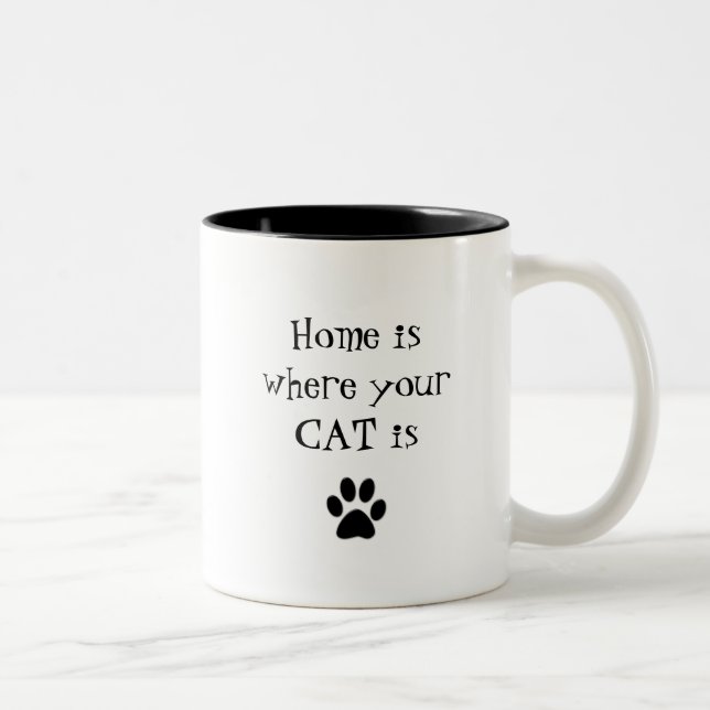 La maison est où votre CAT est tasse (Droit)
