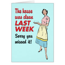 La maison était propre carte