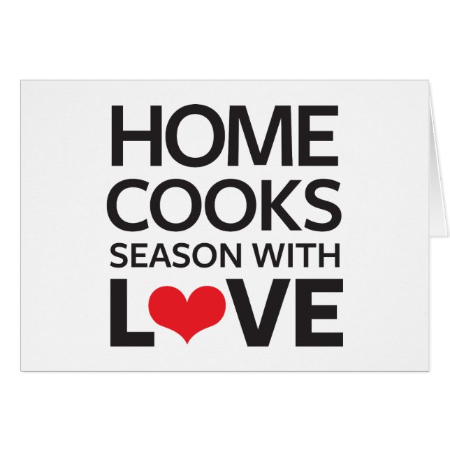 La maison fait cuire la saison avec amour (Devant horizontal)