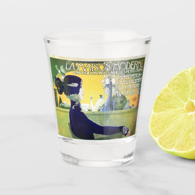 La Maison Moderne Art Noveau Shot Glass (Front)
