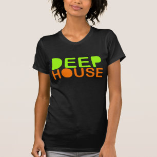 la maison profonde DJ dénomment le T-shirt de