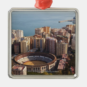La Malagueta Bullring And Port Metal Ornament