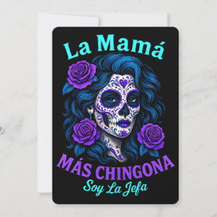 La Mamá Más Chingona Funny Spanish Mom Invitation