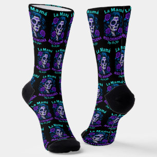 La Mamá Más Chingona Funny Spanish Mom Socks