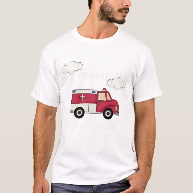 La maman d'EMT sauve le T-shirts et les cadeaux (Devant)