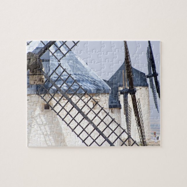 La Mancha, Spain. Don Quixote famously tilted at Jigsaw Puzzle (Horizontal)